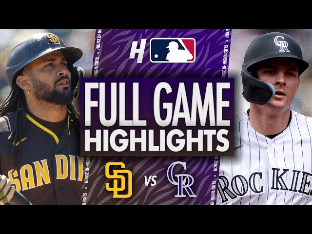 Padres de San Diego vs. Rockies de Colorado - RESUMEN COMPLETO DEL PARTIDO 🔥 23 de abril de 2026 ...
