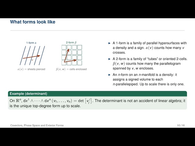 Geometric Physics I | Lecture 3: Covectors, Phase Space and Exterior Forms