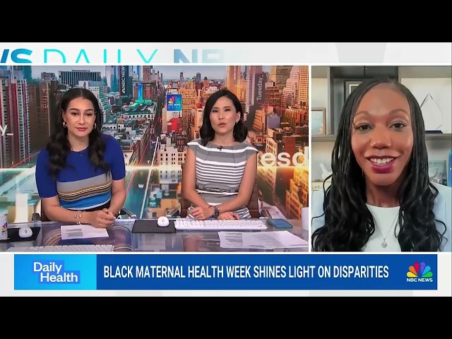 Dr. Curry-Winchell on NBC News: Black Maternal Health Week