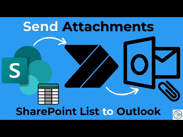 How to Send SharePoint List Attachments via Outlook | Power Automate Tutorial