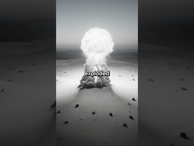 First Nuclear Test – Power Beyond Imagination 😱#NuclearTest #Oppenheimer #AtomicBomb #History