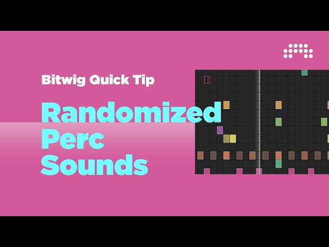 Bitwig Quick Tip: Randomized Percussion Sounds