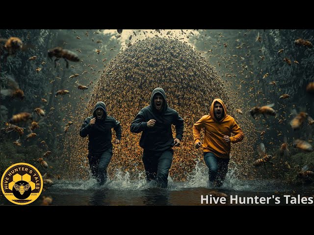 Chased by Wild Bees: Giant Honey Hunt Discovery at Dangerous Heights