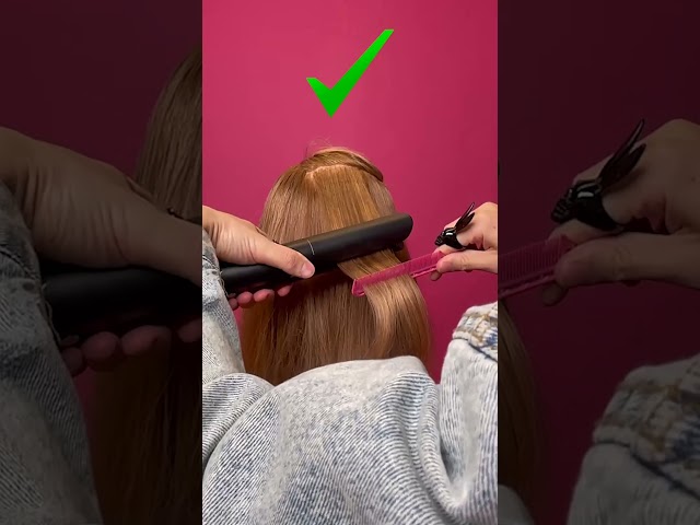 You're straightening your hair wrong!