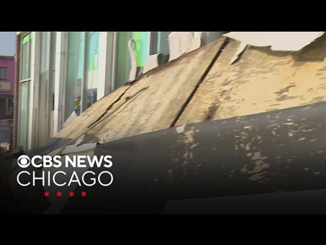 Severe storms leave wind damage, flooded roads across Chicago area