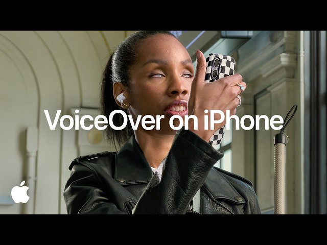Accessibility: VoiceOver powered by Apple Intelligence