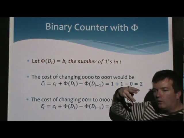 Amortized Analysis - Potential functions