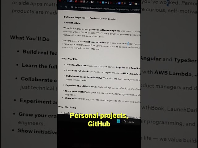 🚀GHX Hiring Software Engineer | Freshers & Experience Apply Now | Angular & AWS#shorts #job #hiring