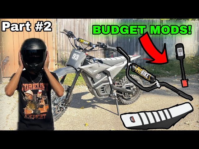 Valtinsu EM-5 Part #2 - BUDGET MODS! (Dongle Tune, Seat cover, handle bars) 