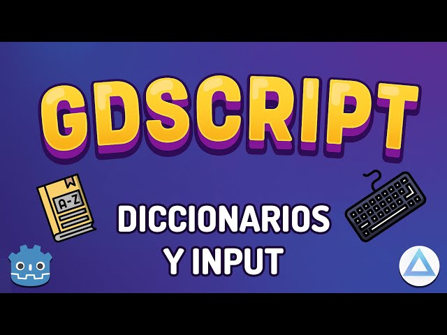 ⚡ GDSCRIPT: Dictionaries and Input | Learn to PROGRAM in GODOT 🎮 (Chapter 7)
