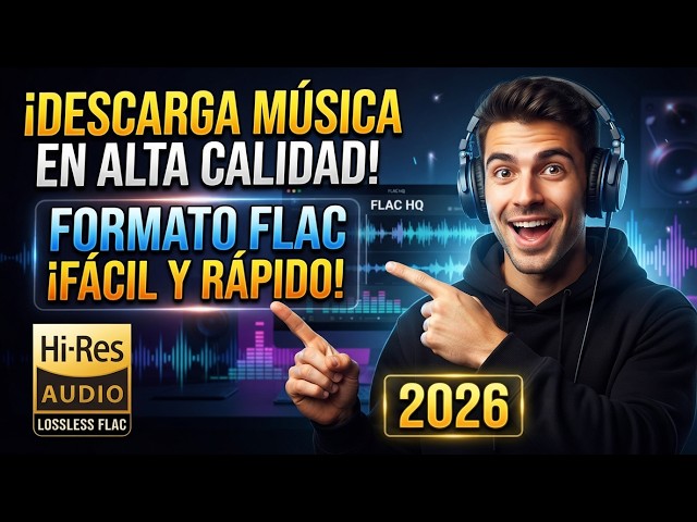 COMO DESCARGAR MUSICA EN ALTA CALIDAD FORMATO FLAC FACIL Y RAPIDO 2026