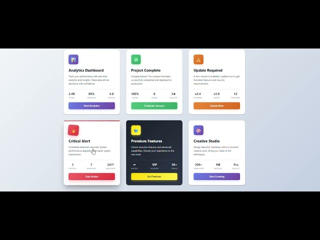 Card Hover Animation 🎨 | HTML & CSS | Creative UI Animation Project 🚀
