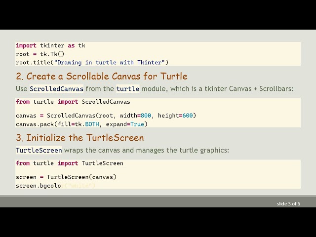 Embedding turtle Graphics Inside a tkinter Application