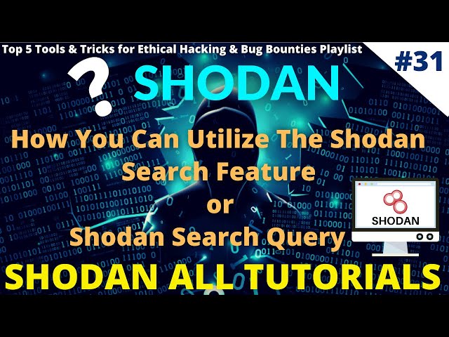 #31 How You Can Utilize The Shodan Search Feature | Shodan Search Query #shodan