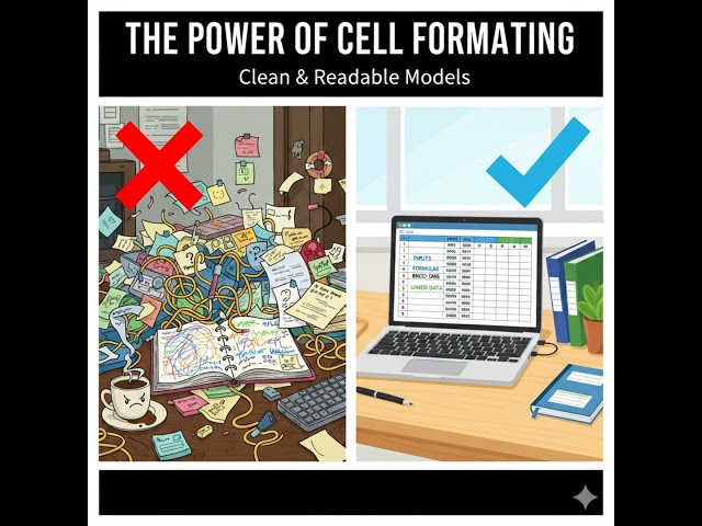 Excel Formatting for Financial Models: Colour Coding & Number Formats (P2E2)