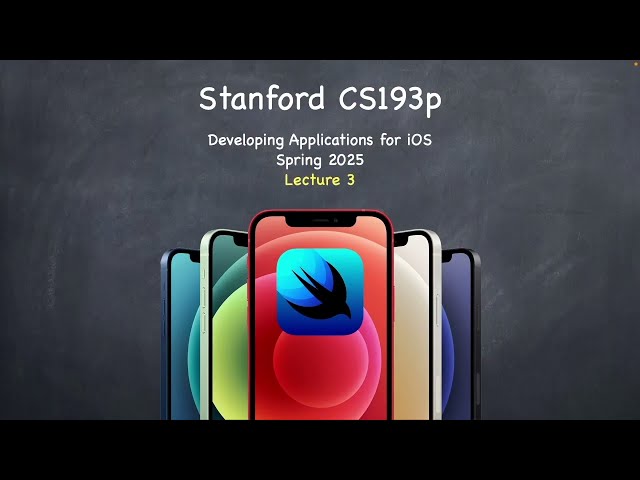Stanford CS193p: iOS Development with SwiftUI | 2025 | L3: Model and UI & Swift Type System