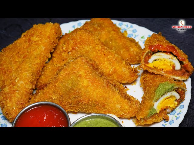 Ramzan Special Boil Egg Bread Pakoda | Iftar Recipes