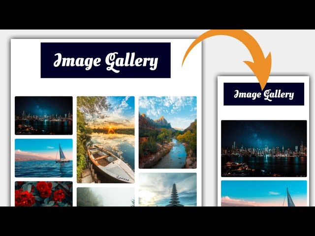 How to Create Responsive Image Gallery Using HTML & CSS | CSS Flexbox Hindi Tutorial