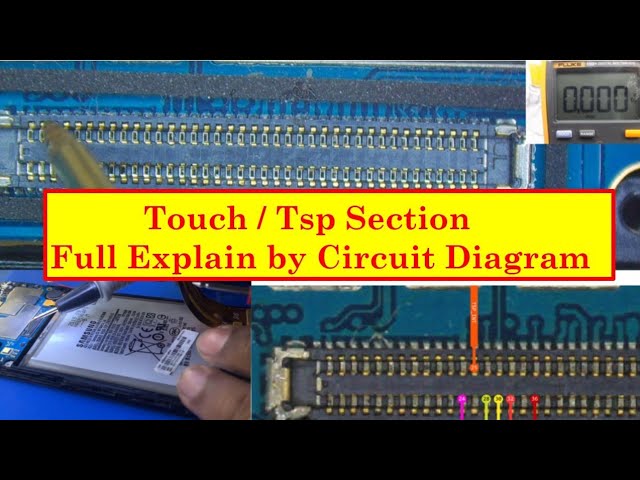 Samsung A30s Touch screen not working solution & Explain by schamatics 💥💥💥