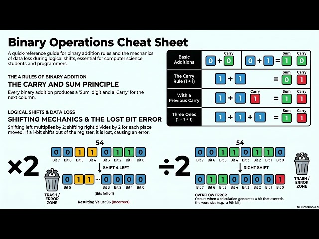 Audio Discussions | Binary Arithmetic, Shifts, and Two’s Complement