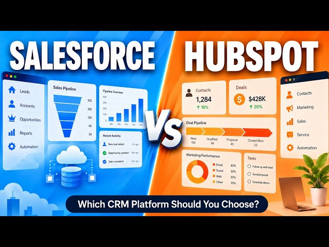 Salesforce vs HubSpot | Which CRM Platform Should You Choose? | Uplatz