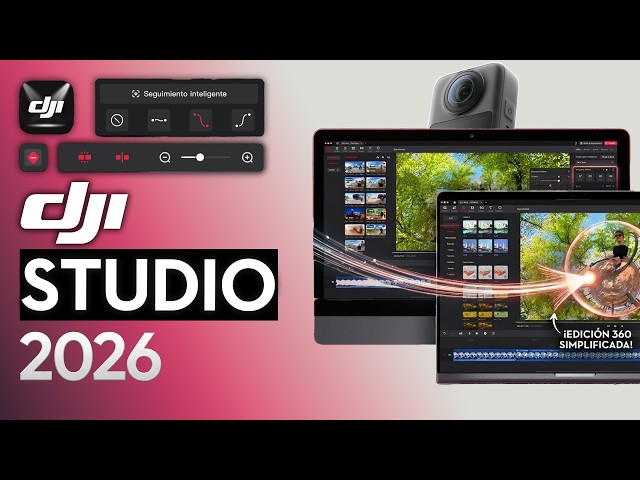 DJI STUDIO Tutorial - Cómo Editar DJI OSMO 360