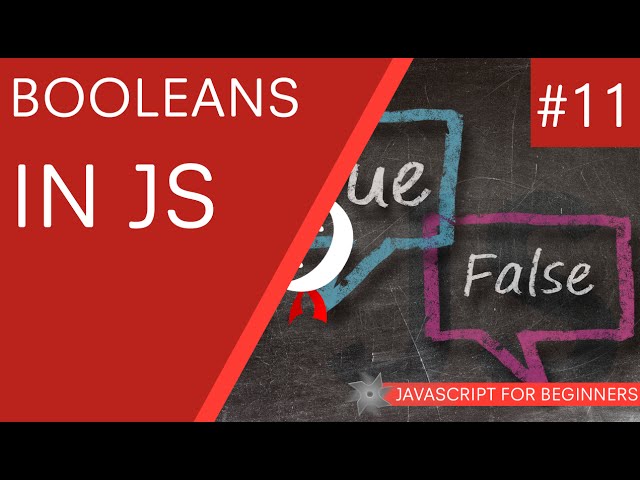 JavaScript Tutorial For Beginners #11 - Booleans in JavaScript