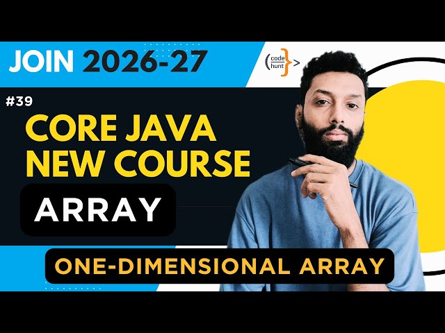 Array in Java | 1D Array Explained with Examples | Core Java | Hindi