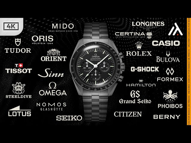 MEJORES MARCAS DE RELOJES por rango de precio. Desde 100 hasta 10.000 €