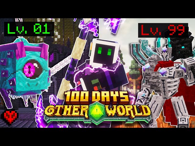 100 Days in DUNGEONS & DRAGONS in Minecraft Hardcore! (Otherworld)