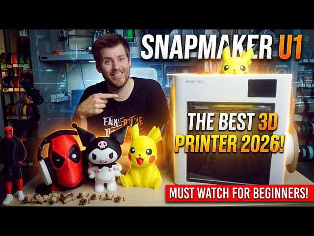 Why the Snapmaker U1 is the ONLY 3D Printer You Should Buy in 2026! BEST First Printer!