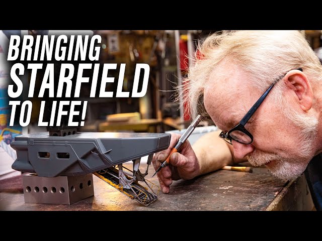 Adam Savage's STARFIELD Spaceship Model: Scratch-Building!