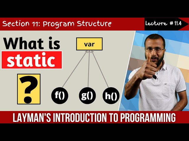 11.4. Static variable and static function in C  | Complete C programming course | Sunil Dhimal