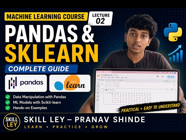 Learn Pandas & Scikit-learn in 10 Minutes | Machine Learning #3rd lecture