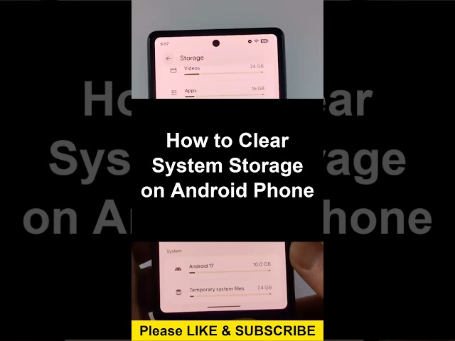 How to Clear System Storage on Android Phone - Delete Temporary System Files
