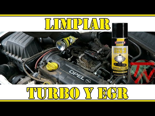 How to clean the EGR valve and turbo quickly and easily.
