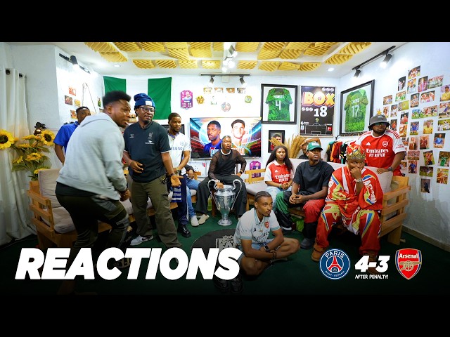 PSG 1-1 ARSENAL - PEN (4*-3) - ( - PENALTY SHOOT-OUT REACTION) UCL FINAL 25/26