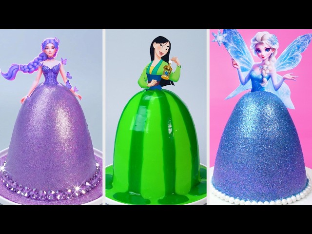 Amazing Princess Doll Cake Decorating Ideas | Gorgeous, Sparkling Princess Cakes That Are Super Cute