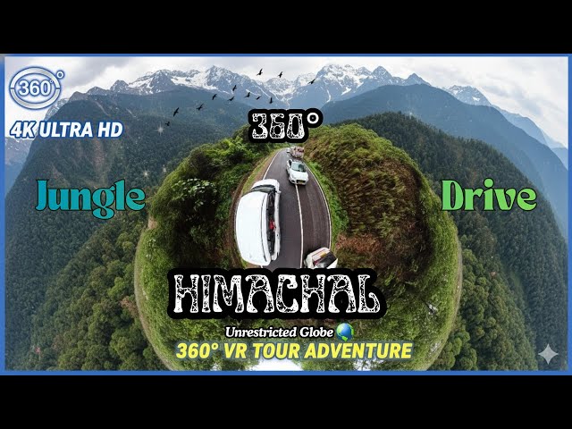 [4K 360°] Unrestricted Himalayan Drive: The World's Most Beautiful Roads in 360° (ASMR Road Trip)