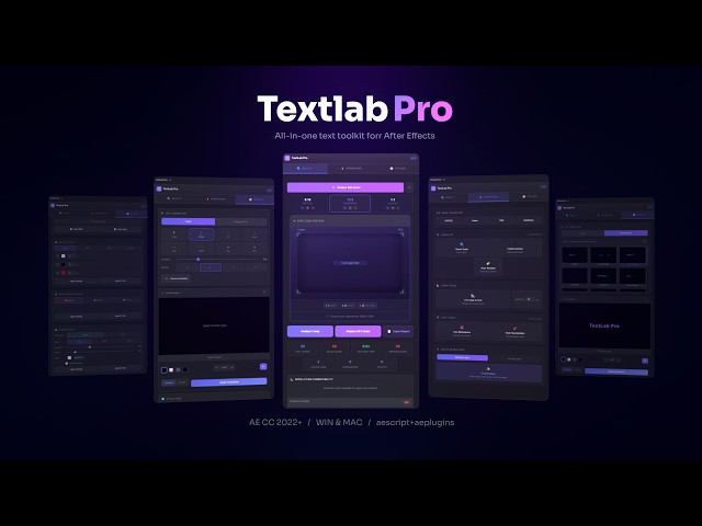 Textlab Pro for After Effects