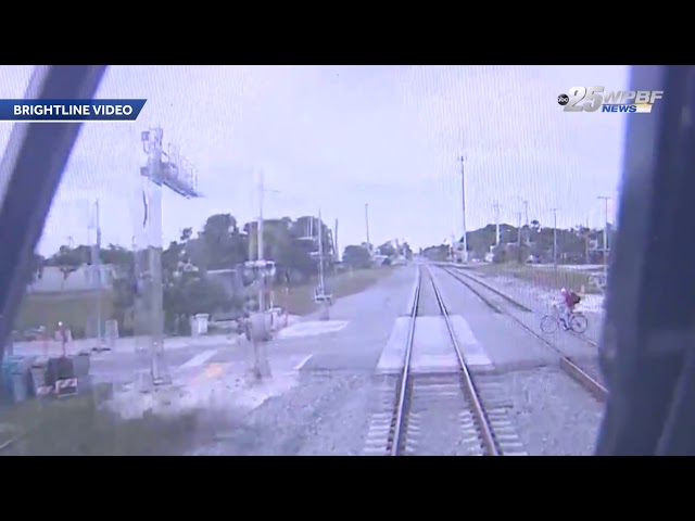 Brightline releases video of fatal train accident