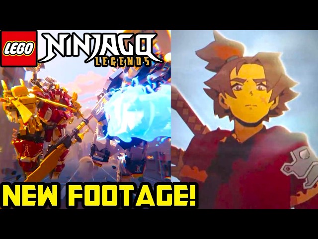 NEW NINJAGO FOOTAGE OUT NOW! 🔥 New Ninjago Legends Duskfall Preview Revealed!
