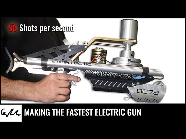 DIY electric rotary gun | 50 shots per second