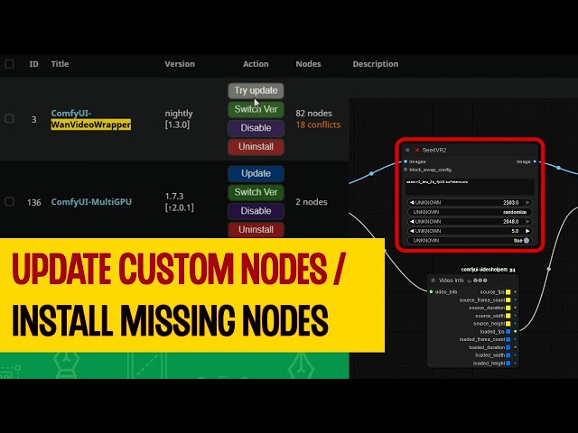 3 Reliable Ways to Update ComfyUI Custom Nodes (Manager, Manual, Git Pull) #Comfyui #node #hype