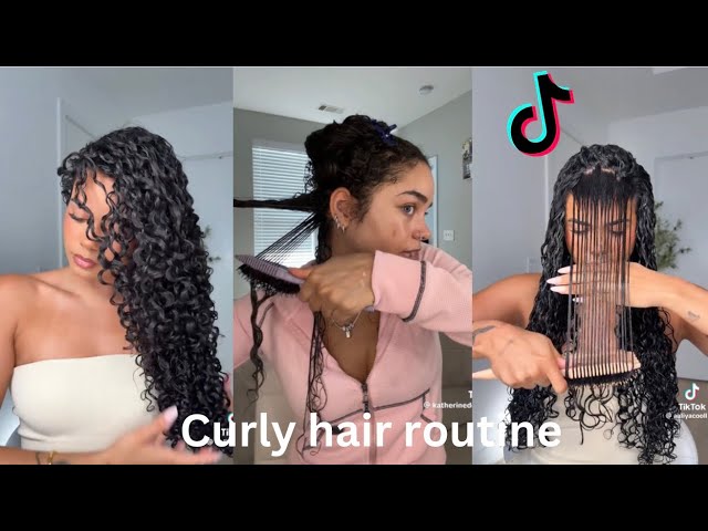2026 Spring Curly hair routine🥰| TikTok Compilation 