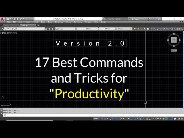 Best Commands & Tricks of AutoCAD for Productivity