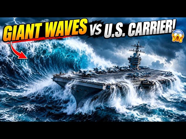 INSANE! HOW U.S. AIRCRAFT CARRIERS SURVIVE BRUTAL STORMS!