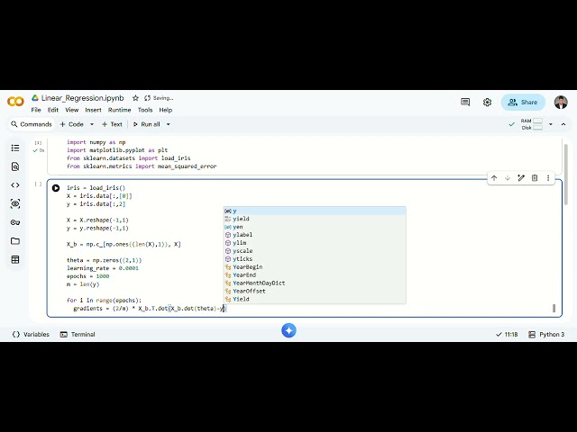 Implementing Linear Regression using Gradient Descent with Python