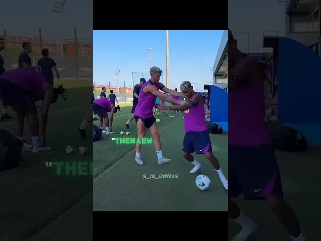 Lewa had enough 😅 #football #edit #barca #lamineyamal #lewandowski #gavi #shorts #yamal #barcelona