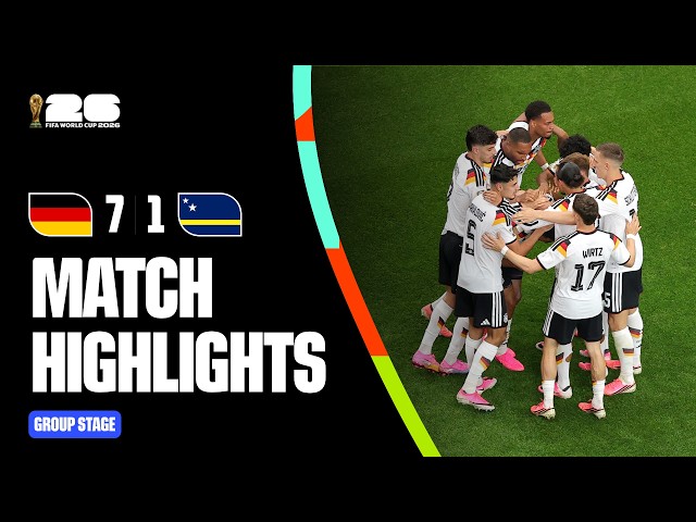 Highlights | Germany 7-1 Curacao | FIFA World Cup 2026™